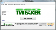 Скриншот 1 из 1 программы SSD Tweaker
