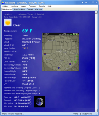 Скриншот 1 из 4 программы Weather1