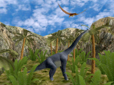 Скриншот 1 из 2 программы Age of Dinosaurs 3D Screen Saver