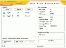 Скриншот 1 из 1 программы Drive Encryption