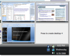 Скриншот 2 из 2 программы Microsoft Desktops