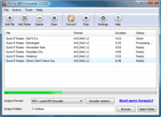 Скриншот 1 из 1 программы FLV to MP3 Converter