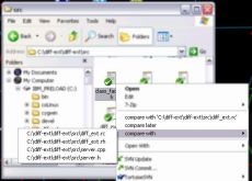 Скриншот 1 из 1 программы diff_ext