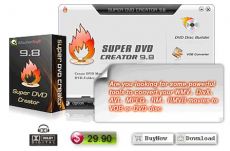 Скриншот 1 из 1 программы Super DVD Creator