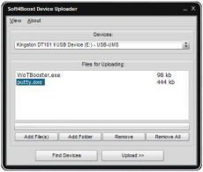 Скриншот 1 из 1 программы Soft4Boost Device Uploader
