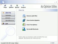 Скриншот 2 из 2 программы Ace Utilities