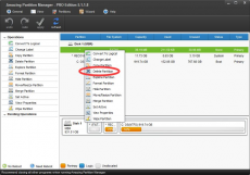 Скриншот 6 из 9 программы Amazing Free Partition Manager