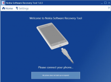 Скриншот 2 из 2 программы Lumia Software Recovery Tool