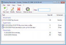 Скриншот 2 из 6 программы Desktop-Reminder