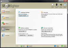 Скриншот 1 из 4 программы SPAMfighter