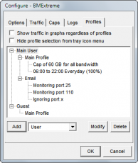 Скриншот 3 из 10 программы Bandwidth Monitor Extreme