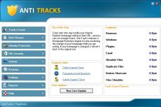 Скриншот 1 из 1 программы Anti Tracks
