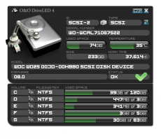 Скриншот 3 из 3 программы O&O DriveLED