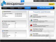 Скриншот 1 из 6 программы Ashampoo WinOptimizer