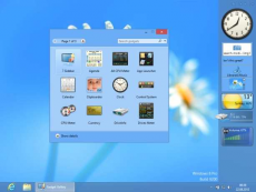 Скриншот 1 из 1 программы 8GadgetPack (Windows 8.1)
