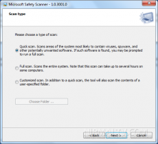 Скриншот 1 из 1 программы Microsoft Safety Scanner (5.06.20)