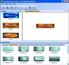 Скриншот 1 из 1 программы Likno Web Button Maker