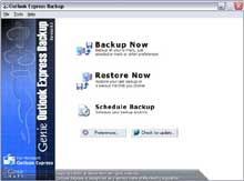 Скриншот 1 из 1 программы Outlook Express Backup