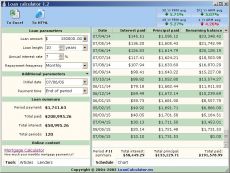Скриншот 1 из 1 программы Loan Calculator