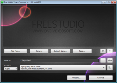 Скриншот 1 из 1 программы Free WebM Video Converter