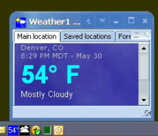 Скриншот 3 из 4 программы Weather1