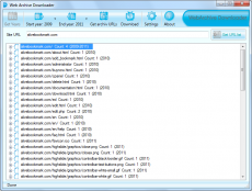 Скриншот 1 из 1 программы Web Archive Downloader