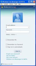 Скриншот 1 из 1 программы Windows Live Messenger