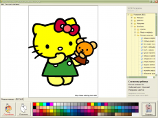 Скриншот 2 из 3 программы SUPER Раскраска