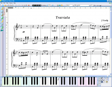 Скриншот 1 из 1 программы MagicScore Virtual Piano