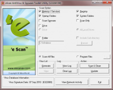 Скриншот 3 из 4 программы eScan AntiVirus Toolkit (MWAV)