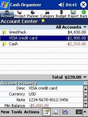 Скриншот 1 из 1 программы Cash Organizer 2008