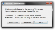Скриншот 1 из 2 программы Chromium Updater 2016