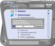 Скриншот 1 из 1 программы U-Wipe