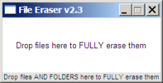 Скриншот 1 из 1 программы FileEraser