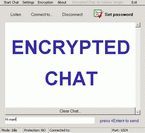 Скриншот 1 из 1 программы Encrypted Chat v.1.0 beta