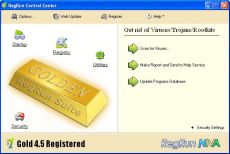 Скриншот 1 из 1 программы RegRun Security Suite Gold