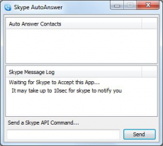 Скриншот 1 из 1 программы Skype AutoAnswer