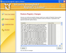 Скриншот 2 из 3 программы Registry Cleaner