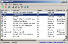 Скриншот 1 из 1 программы ShellMenuNew