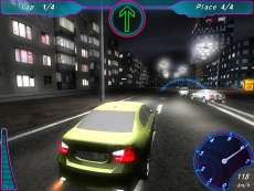 Скриншот 1 из 1 программы Midnight Racing