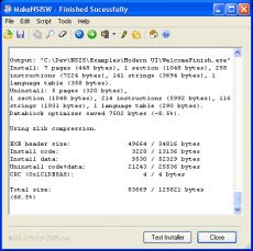 Скриншот 1 из 1 программы Nullsoft Scriptable Install System
