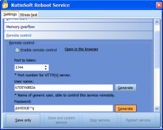 Скриншот 1 из 7 программы Reboot Service