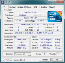 Скриншот 7 из 8 программы CPU-Z