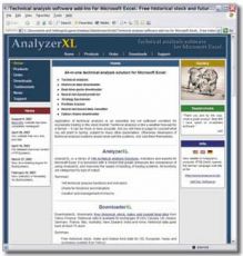 Скриншот 1 из 1 программы AnalyzerXL