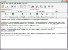 Скриншот 1 из 2 программы TextAloud