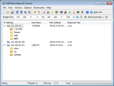 Скриншот 4 из 4 программы SoftPerfect Network Scanner