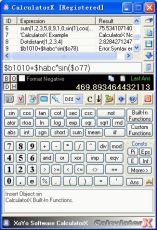 Скриншот 1 из 1 программы CalculatorX