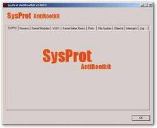 Скриншот 1 из 1 программы SysProt AntiRootkit
