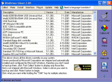 Скриншот 1 из 1 программы WinDriver Ghost