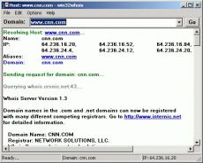 Скриншот 1 из 1 программы Win32Whois